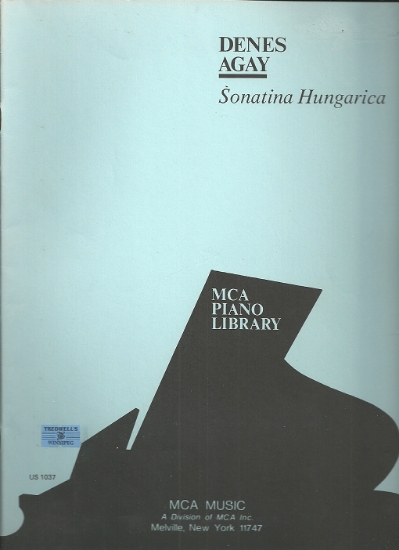 Picture of Sonatina Hungarica, Denes Agay, piano solo folio