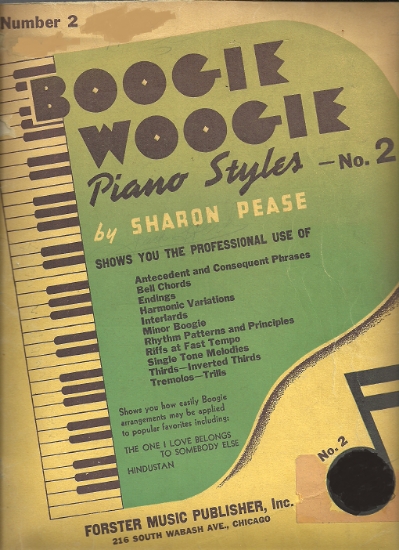 Picture of Boogie Woogie Piano Styles No. 2, Sharon Pease, piano solo, sheet music folio