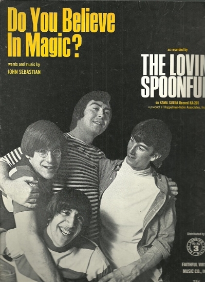 Picture of Do You Believe in Magic, John Sebastian, recorded by The Lovin' Spoonful, sheet music