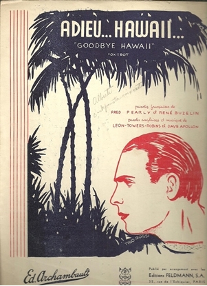 Picture of Adieu Hawaii, Rene Buzelin & Dave Apollon