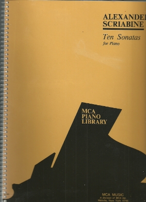 Picture of Alexander Scriabine, Ten Sonatas for Piano, ed. Harold Sheldon, piano solo, sheet music folio
