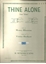 Picture of Thine Alone, from "Eileen", Henry Blossom &  Victor Herbert, vocal duet