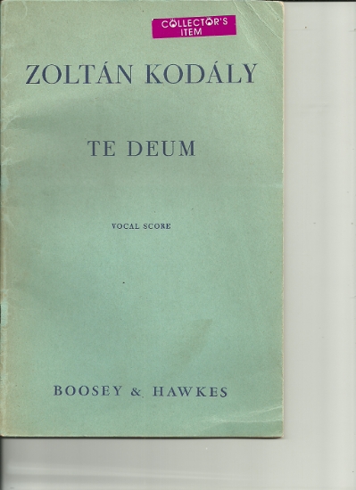 Picture of Te Deum, Zoltan Kodaly