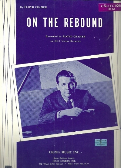 Picture of On the Rebound, Floyd Cramer, piano solo sheet music