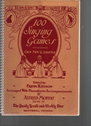 Picture of 100 Singing Games, arr. by Alfred Moffat, sheet music songbook
