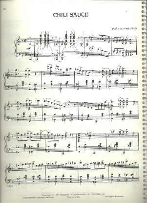 Picture of Chili Sauce, Mary Lou Williams, piano solo sheet music