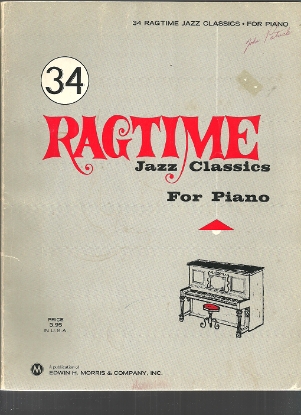 Picture of 34 Ragtime Jazz Classics, piano solo