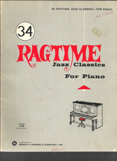 Picture of 34 Ragtime Jazz Classics, piano solo
