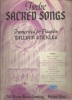 Picture of Twelve Sacred Songs, transcribed for Piano Solo by William Stickles, sheet music folio