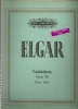 Picture of Enigma Variations Opus 36, Edward Elgar, transcribed for piano duet by John E. West, one piano four hands, sheet music folio