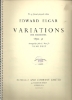Picture of Enigma Variations Opus 36, Edward Elgar, transcribed for piano duet by John E. West, one piano four hands, sheet music folio