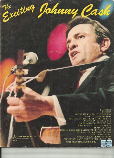 Picture of The Exciting Johnny Cash, sheet music songbook