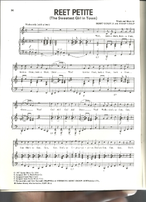 Picture of Reet Petite (The Sweetest Girl in Town), Berry Gordy Jr. & Tyran Carlo, sheet music