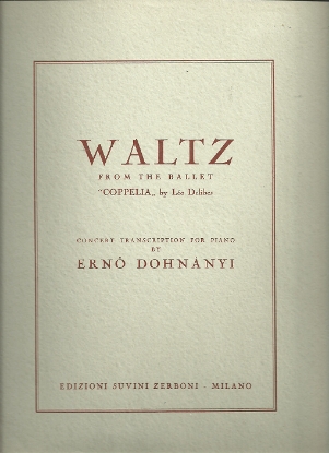 Picture of Waltz from the Ballet "Coppelia", Leo Delibes, a concert transcription by Ernst von Dohnanyi, piano solo sheet music
