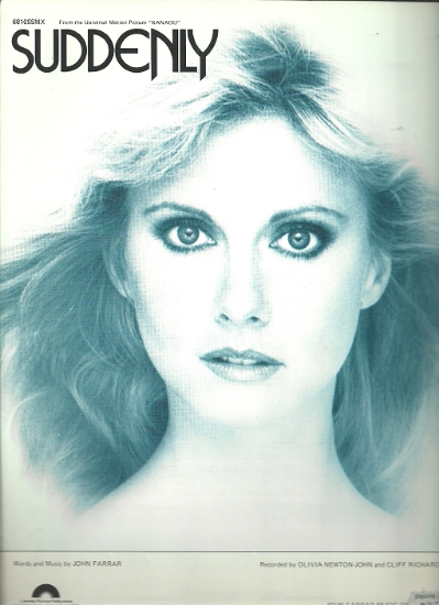 Picture of Suddenly, from movie "Xanadu", John Farrar, sung by Olivia Newton-John & Cliff Richard, sheet music