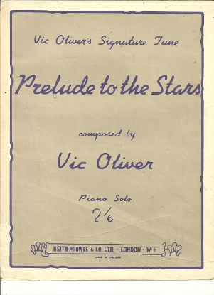 Picture of Prelude to the Stars, Vic Oliver, Vic Oliver's Signature Tune, piano solo 