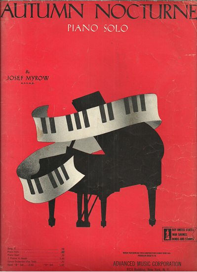 Picture of Autumn Nocturne, Josef Myrow, piano solo