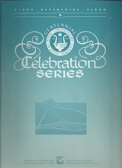 Picture of 1988, Royal Conservatory of Music, Grade 8 Piano Exam Book, 1988 Celebrations Series, University of Toronto, sheet music folio