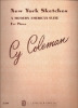 Picture of New York Sketches, Cy Coleman, piano solo, sheet music folio