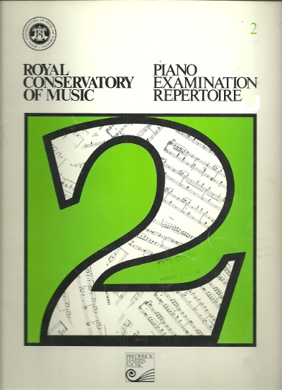 Picture of 1981, Royal Conservatory of Music, Grade 2 Piano Exam Book, 1981 Edition, University of Toronto, sheet music folio
