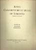 Picture of 1953, Royal Conservatory of Music, Grade  3 Piano Exam Book, 1953 Edition, University of Toronto, sheet music folio
