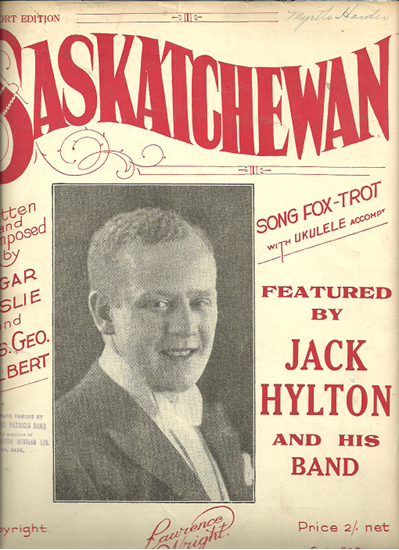 Picture of Saskatchewan, Edgar Leslie & J. G. Gilbert