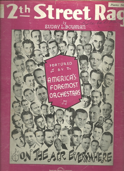 Picture of 12th Street Rag, Euday L. Bowman, arr. C. E. Wheeler for piano solo sheet music