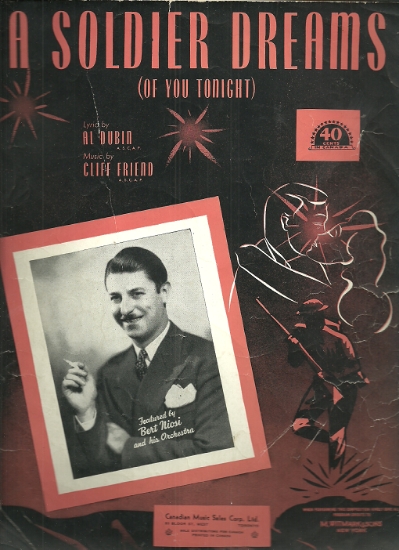 Picture of A Soldier Dreams (Of You Tonight), Al Dubin & Cliff Friend