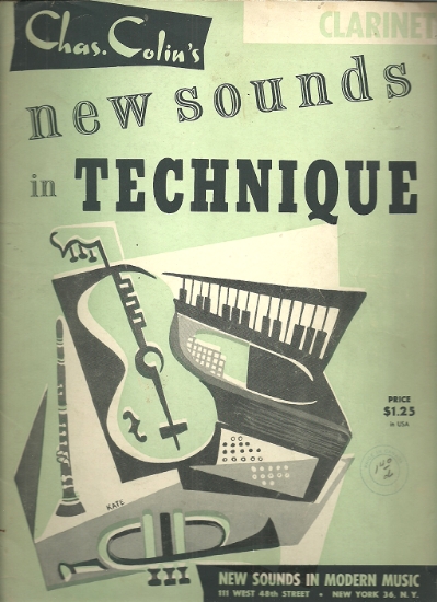 Picture of Charles Colin's New Sounds in Technique, clarinet 