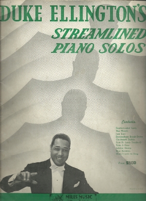 Picture of Duke Ellington's Streamlined Piano Solos, transcribed by James Matte for piano solo, sheet music folio