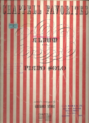 Picture of Chappell Favorites, Album for Piano Solo, arr. Gregory Stone, sheet music folio