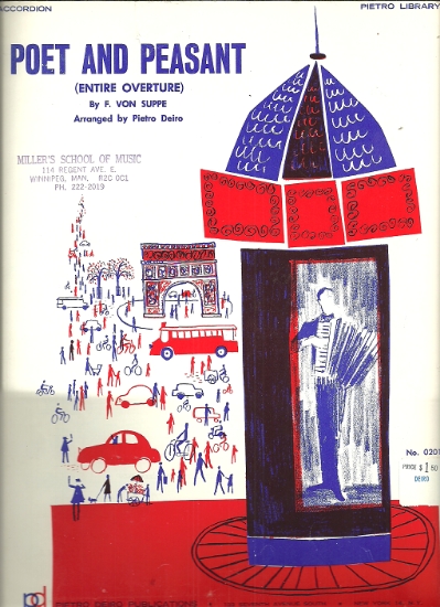 Picture of Poet & Peasant Overture (Complete), Franz von Suppe, transcribed by Pietro Deiro, accordion solo sheet music