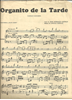 Picture of Organito de la Tarde, Tango Cancion, Jose Gonzalez & Catulo Castillo, violin duet