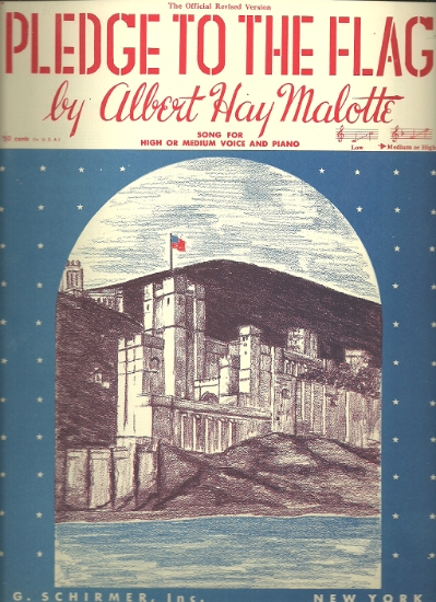 Picture of Pledge to the Flag, Albert Hay Malotte