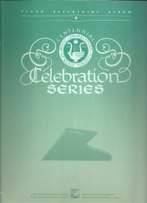 Picture of 1988, Royal Conservatory of Music, Grade  9 Piano Exam Book, 1988 Celebration Series, University of Toronto, sheet music folio, Snake-Coil Bound, out of print, collectible, rare