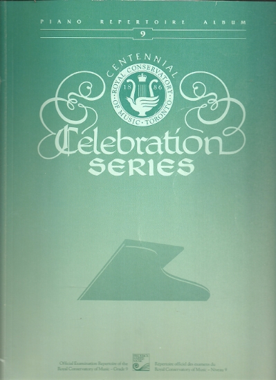 Picture of 1988, Royal Conservatory of Music, Grade  9 Piano Exam Book, 1988 Celebration Series, University of Toronto, sheet music folio, Snake-Coil Bound, out of print, collectible, rare