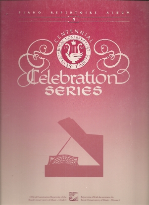 Picture of 1988, Royal Conservatory of Music, Grade 4 Piano Exam Book, 1988 Edition, Centennial Celebration Series, University of Toronto, sheet music folio