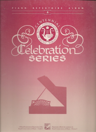 Picture of 1988, Royal Conservatory of Music, Grade 4 Piano Exam Book, 1988 Edition, Centennial Celebration Series, University of Toronto, sheet music folio