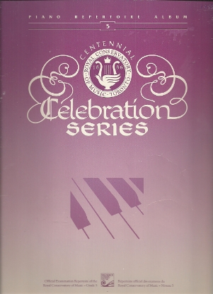 Picture of 1988, Royal Conservatory of Music, Grade 5 Piano Exam Book, 1988 Edition, Centennial Celebration Series, University of Toronto, sheet music folio