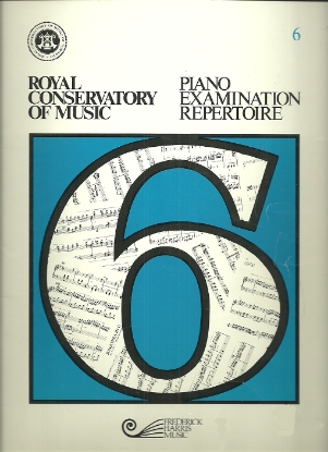 Picture of 1983, Royal Conservatory of Music, Grade  6 Piano Exam Book, 1983 Edition, University of Toronto, sheet music folio
