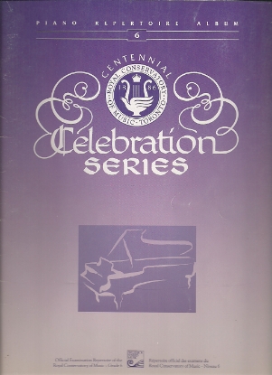 Picture of 1988, Royal Conservatory of Music, Grade 6 Piano Exam Book, 1988 Celebrations Series, University of Toronto, sheet music folio