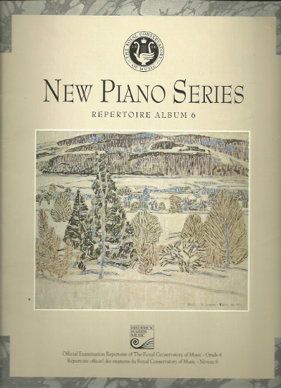 Picture of 1994, Royal Conservatory of Music, Grade 6 Piano Exam Book, 1994 Edition, New Piano Series, University of Toronto, sheet music folio