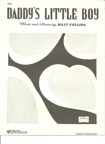 Picture of Daddy's Little Boy, Billy Collins, original sheet music