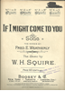 Picture of If I Might Come to You, Fred Weatherly & W. H. Squire