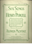 Picture of Six Songs, Henry Purcell, songbook