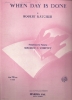 Picture of When Day is Done, Robert Katcher, paraphrased by Maurice C. Whitney, piano solo sheet music