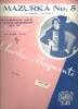 Picture of Mazurka No. 5, F. Chopin Opus 7 No. 1, arr. Charles Magnante, accordion solo sheet music