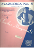 Picture of Mazurka No. 5, F. Chopin Opus 7 No. 1, arr. Charles Magnante, accordion solo