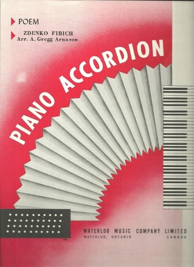 Picture of Poem, Zdenko Fibich, arr. S. Gregg Arnason, accordion solo sheet music