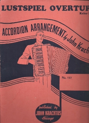 Picture of Lustspiel Overture, Keler Bela Opus 73, arr. John Krachtus, accordion solo sheet music